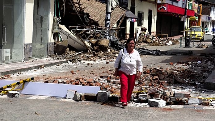 Kolombiya kasabaları depremle harabeye döndü: Valle del Cauca'da bilanço ağırlaştı