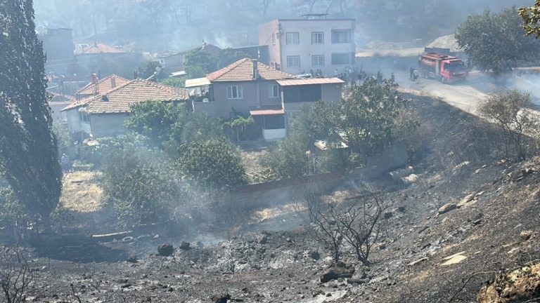 Balıkesir ve Bilecikteki yangınlara müdahale ediliyor